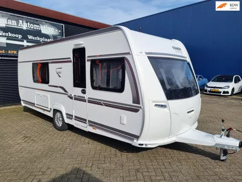 Fendt Bianco Activ 550 SD Mover, Voortent, Vloerverwarming, Douche, Fransbed, Wielklem, Grote koelkast, Boiler, Truma verwarmin