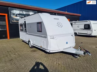 Knaus 450 FU Sport Luxe uitvoering, Dakairco, zonnepanelen, Gaspakket, Pluspakket, knaus premium deur, 1500kg as, douche